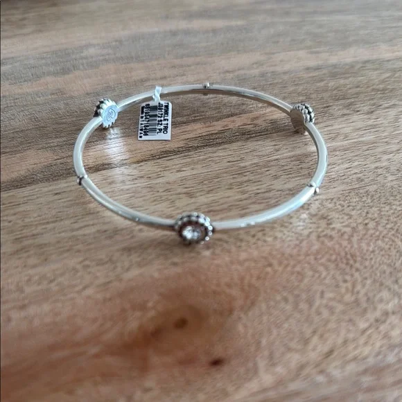 NWT Brighton Silver Bracelet with Crystal Accent - Picture 3 of 5